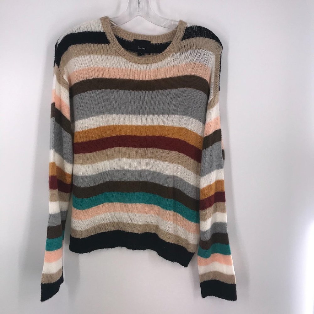 LUMIERE MULTI COLOR STRIPED SWEATER